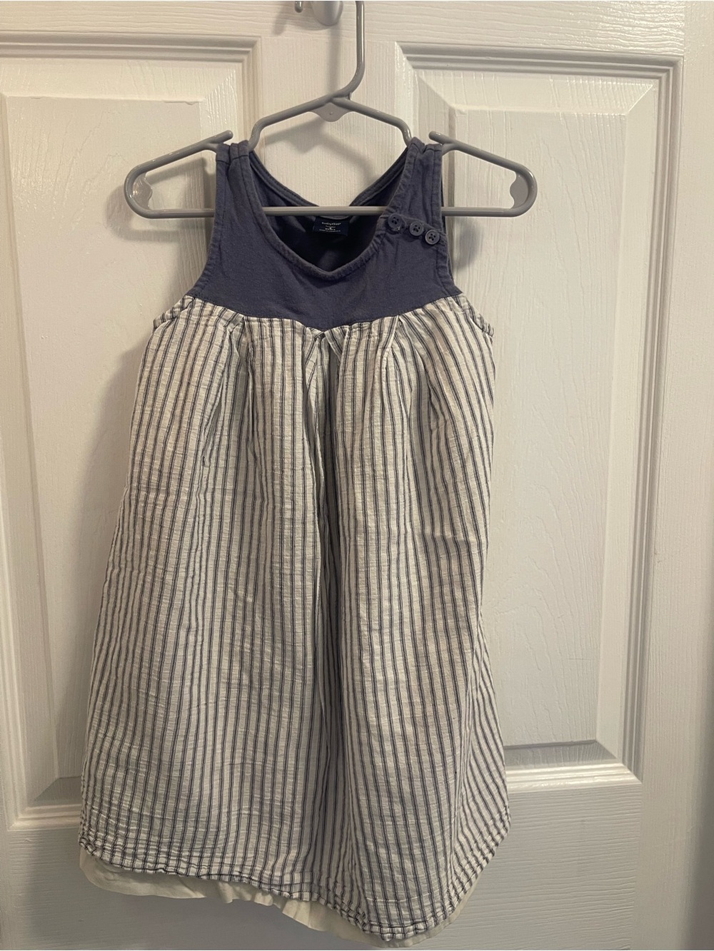 GAP Navy Top with White and Navy Striped Skirt Sundress